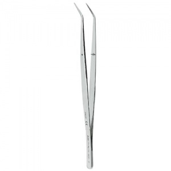 Пинцет анатомический изогнутый, 19 см 0600-19., Asa Dental (Италия)